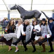 Ladies enjoy the fun at Aintree = Pictures by Press Association