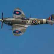 A Spitfire was spotted in the sky above the north west on Saturday