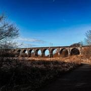 The Sankey Viaduct, also known as the ‘Nine Arches’, is a major Newton-le-Willows landmark