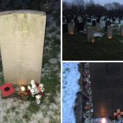 The group of volunteers visited every war grave in Newton-le-Willows