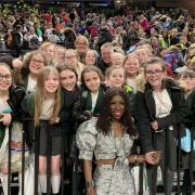 District Primary pupils sung with Heather Small at an event in Manchester earlier this year