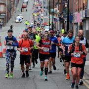 Action from last year's St Helens 10K