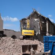 St Peter and St Paul's Church being demolished