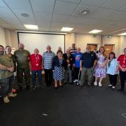 Marie Rimmer MP with representatives from the veteran groups