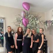 Meet The Salon Owner: Wendy Hyland (centre) with some of her employees