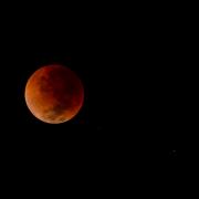 Stargazers will be able to enjoy a partial lunar eclipse on Saturday