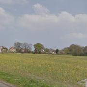 An image of the site that featured on the planning application