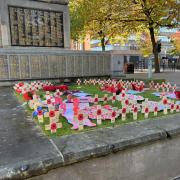 The war memorial in St Helens