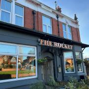 The Rocket pub, along Warrington Road in Rainhill