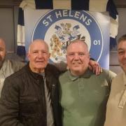 From left to right, current manager Paul Piert, former player and manager Alan Wellens, former manager Jimmy McBride, former manager Lee Jenkins.
