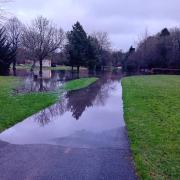 Flooding at St Helens Cemetery
