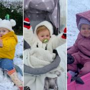 Your pictures of babies and toddlers experiencing snow for the first time
