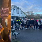 Aa group has been taking on a marathon challenge in honour of John Haggerty