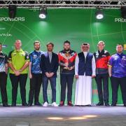 The line-up for the Bahrain Darts Masters