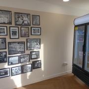 Photographs featuring Pimbletts history in the bakery at Boundary Road