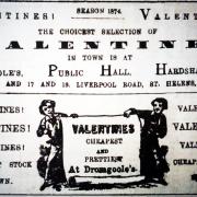An advertisement	published	in the St Helens Newspaper in 1874