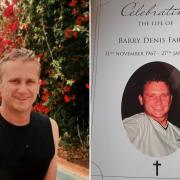The life of Barry Farrell was celebrated