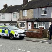 Police presence on Derbyshire Hill Road