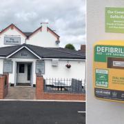 A defib has been installed at the Moss Bank pub