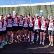 St Helens Sutton athletes who took part in the 10k
