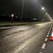 Work has been taking place on the Rainford Bypass