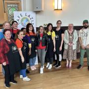 Cafe Laziz members at the 'CommUnity Grants Scheme' launch