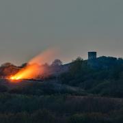 The fire on Billinge Hill