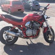 The bike was seized in Sutton Leach on Sunday afternoon