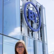 Michelle Ovens CBE, CEO and founder of Small Business Britain outside BT's HQ, sponsors of the new AI for Small Business programme