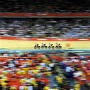 Golden pursuit: Ed Clancy and Team GB smashed the world record last night. By Tom Jenkins/NOPP