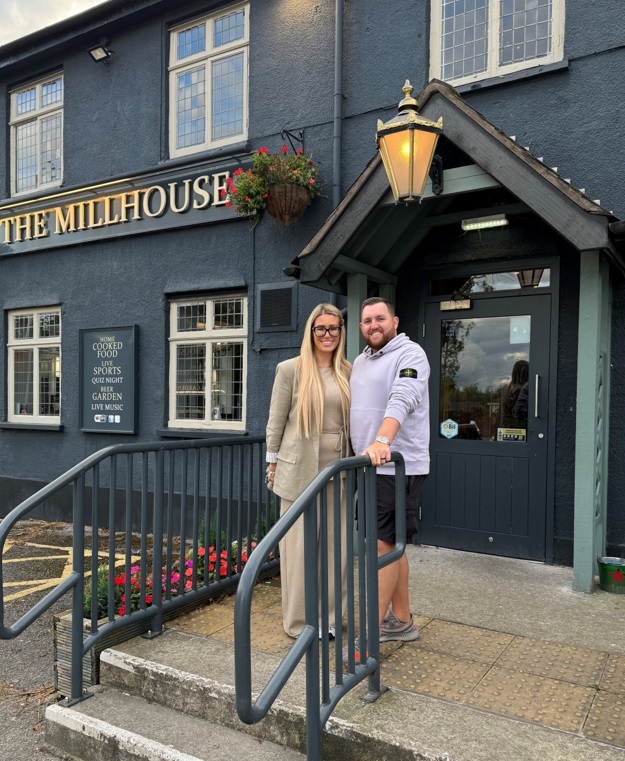 Nicola and Aidan Gill at The Millhouse