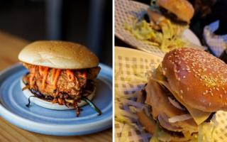 Burgers served at (left) Vigour and (right) Brothers in St Helens (Tripadvisor/Canva)